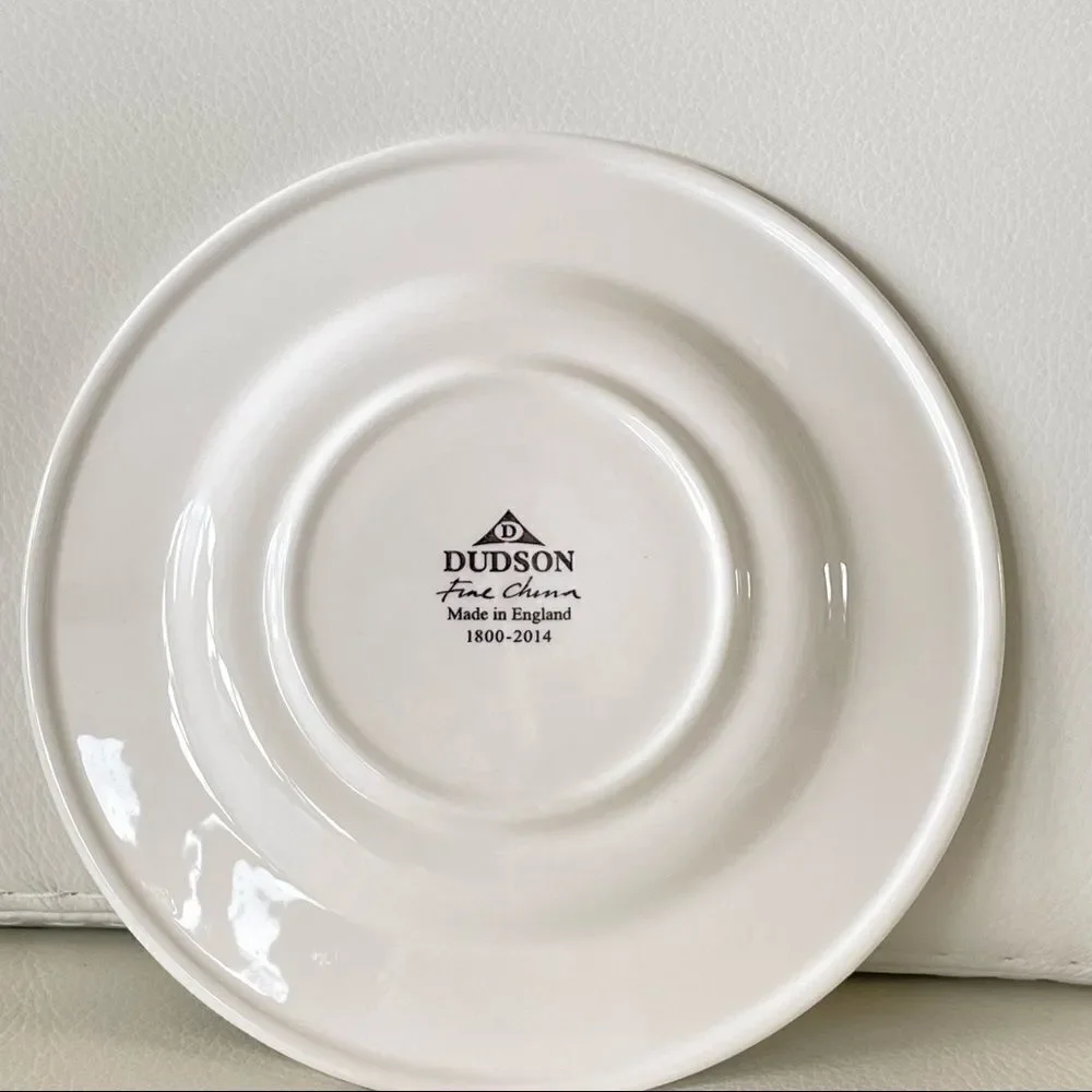 New in Box DUDSON 24 Pieces (2 Dozen) EP205 6.25”Round Evo Plate - Ceramic Pearl